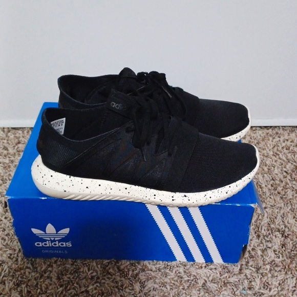 Adidas Tubular trainers with speckled sole - Picture 3 of 4